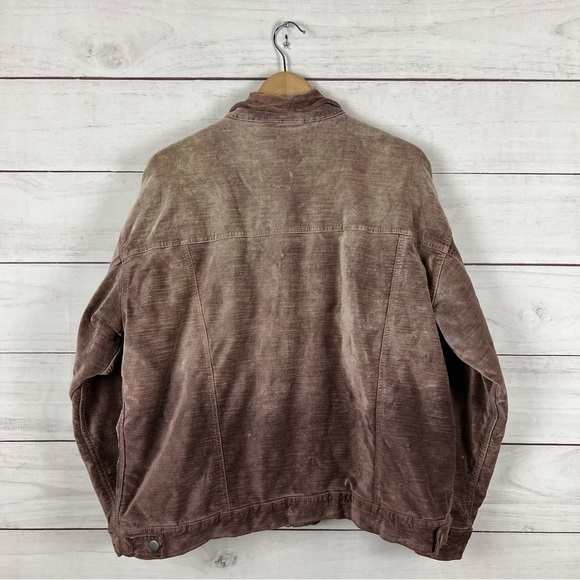 Free People Velvet Trucker Jacket Large - Picture 2 of 8